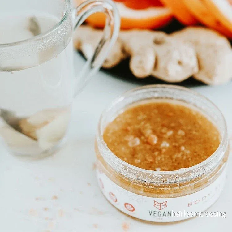 Anti-cellulite Body Scrub Ingefära, 300 g - Bild 3
