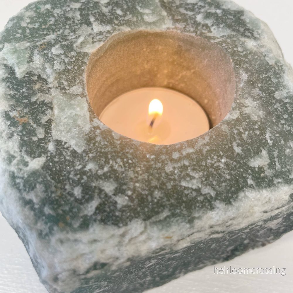 Aventurin Rå Värmeljuslykta - Bild 2