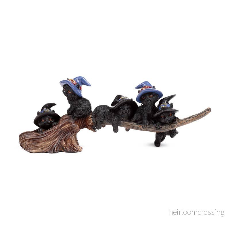 Häxans Svarta Katt – Dekoration i Resin - Bild 2