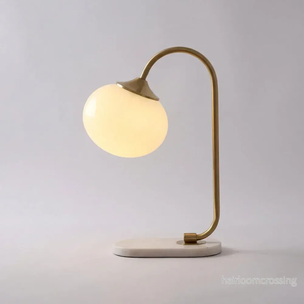 Modern, rund bordslampa - Melluma - Bild 2