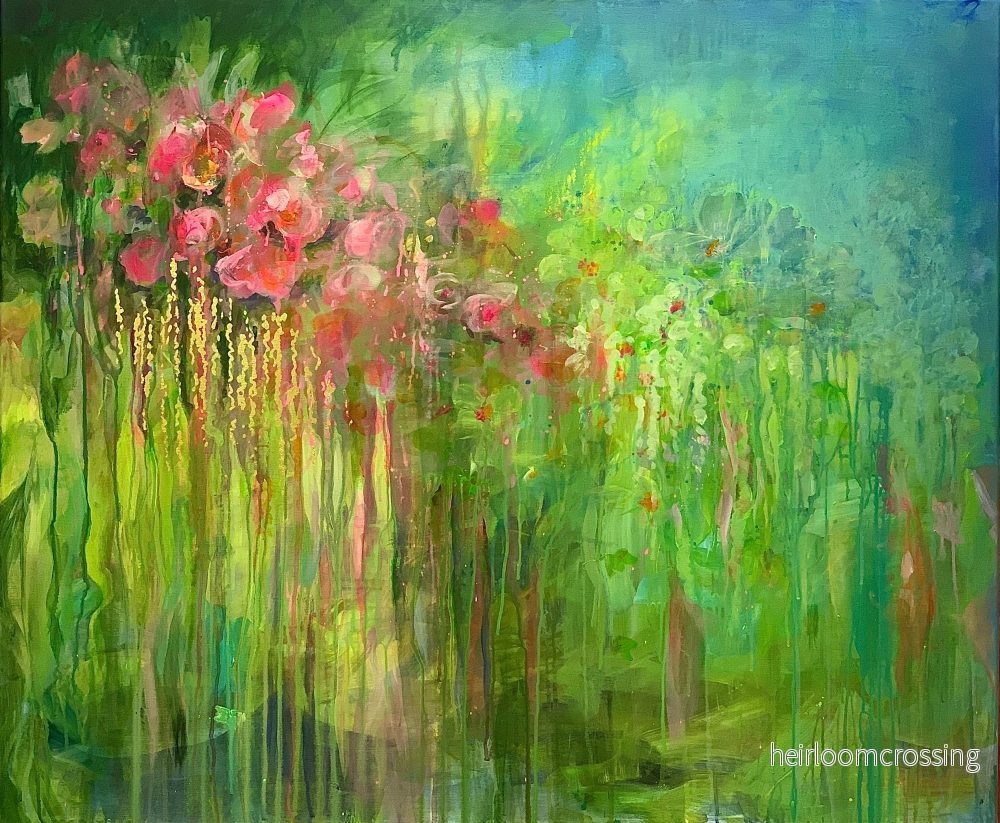 Flowerpowerfall – originalmålning