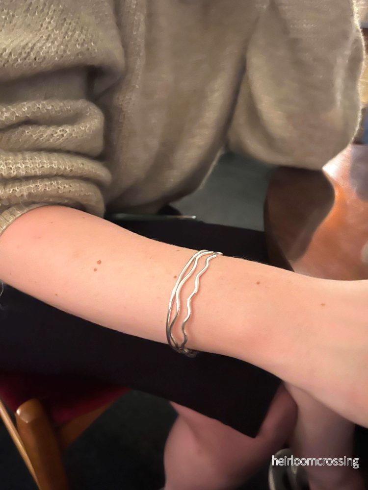 Silverarmband bangles Waves erbjudande 3 för 2