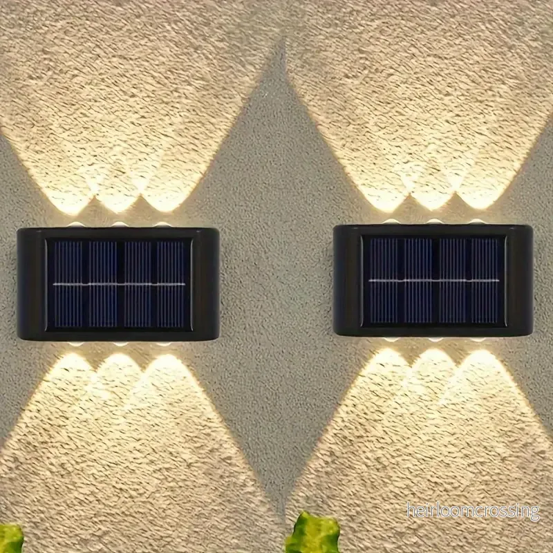 Solcelledrevet vegglampe
