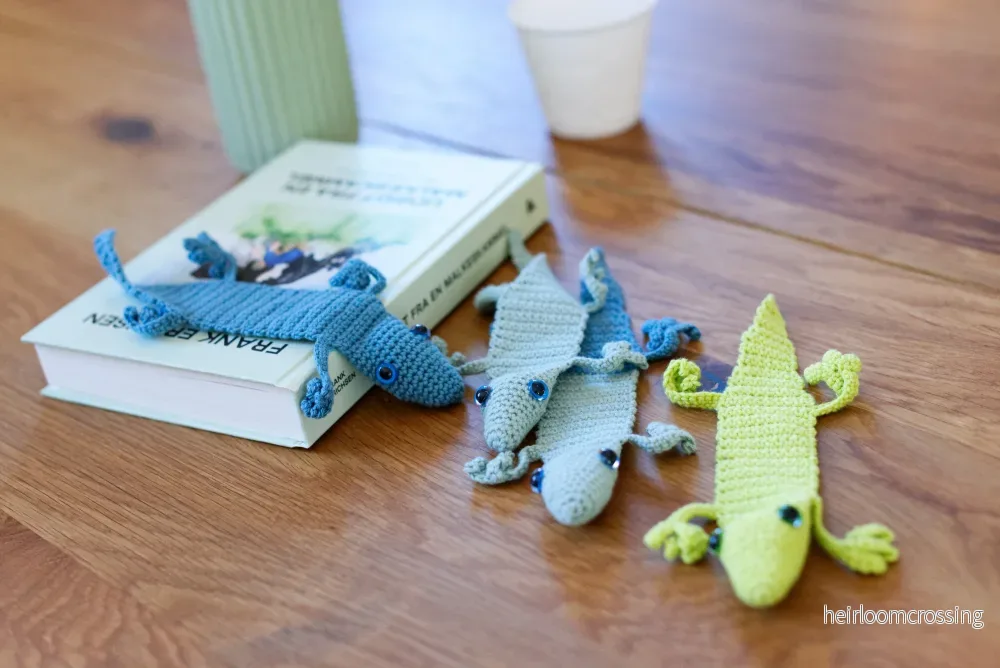 Virkat bokmärke (gecko) - Bild 2