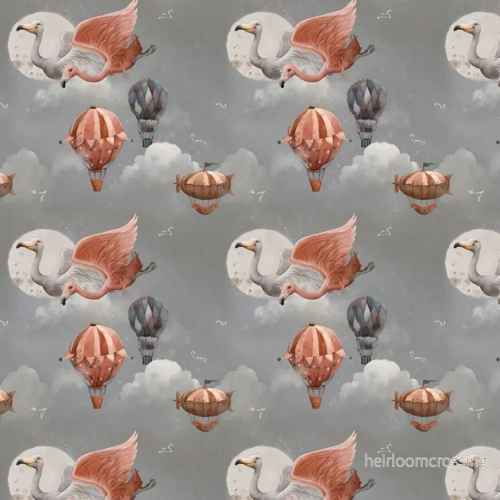 SISTA BITEN 40%! ÖGLAD COLLEGE - WONDERLAND FLAMINGOS 100CM