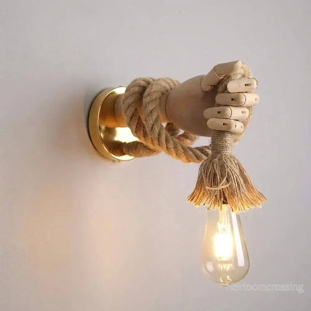 Väggmonterad dekorativ lampa – Gripora - Bild 2