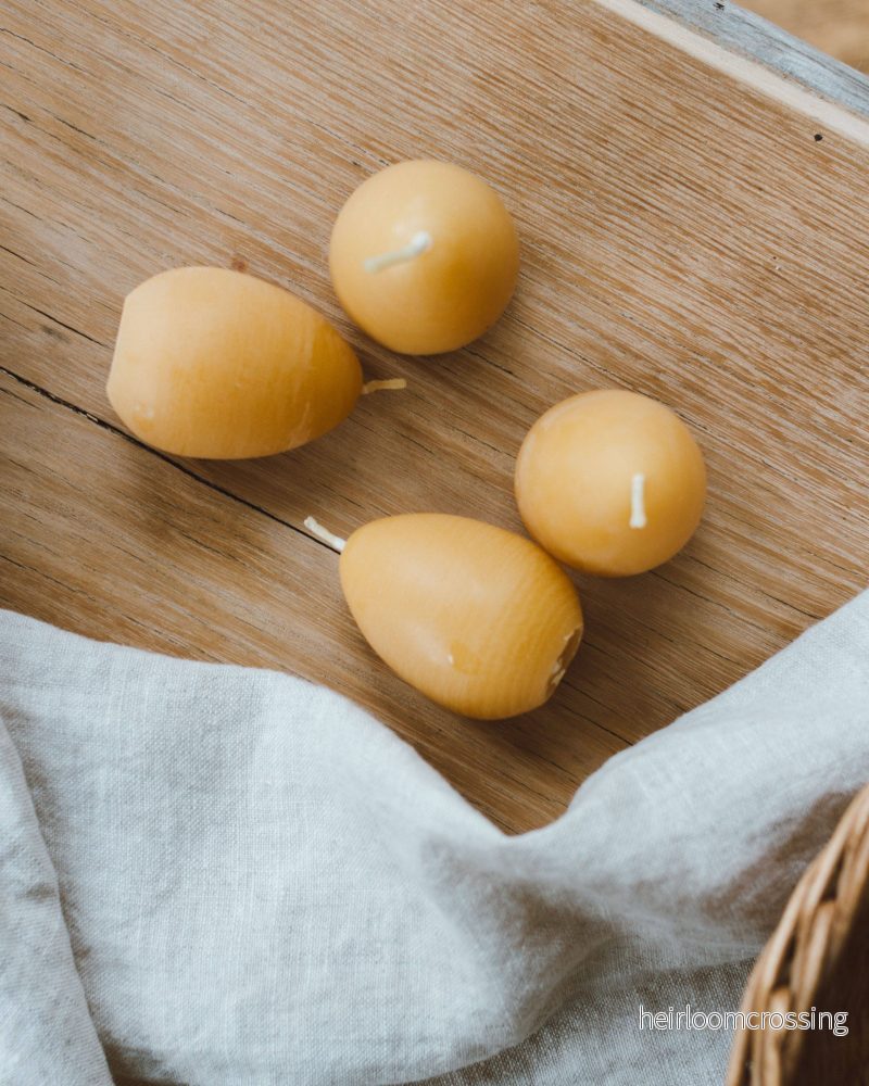 Beeswax Egg Candle - Bild 2