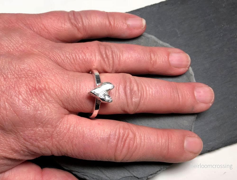 Silverring Big Little Heart - Bild 3