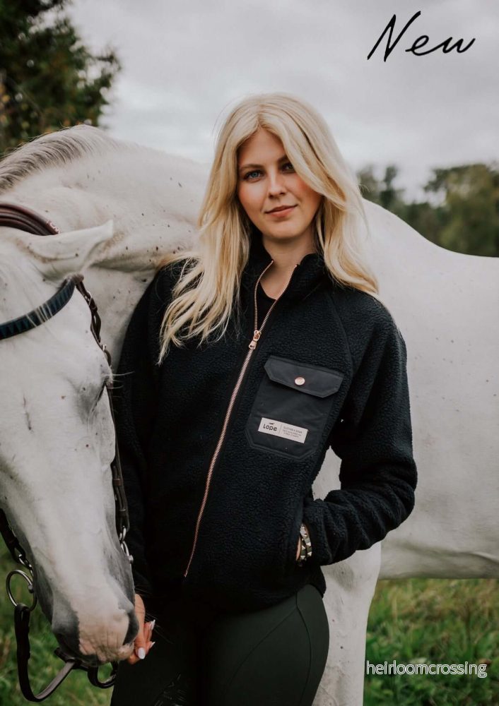 STABLE FLEECE SVART + ROSÉ STABLE FLEECE SVART + ROSÉ