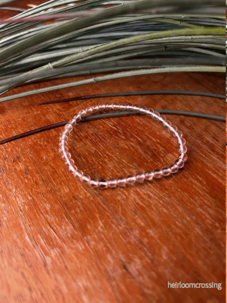 Armband Bergkristall 4-5 mm
