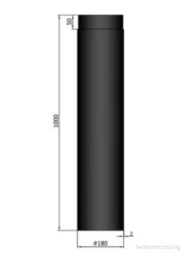 Rökrör Kaminex Rak längd Rökrör Kaminex Rak längd