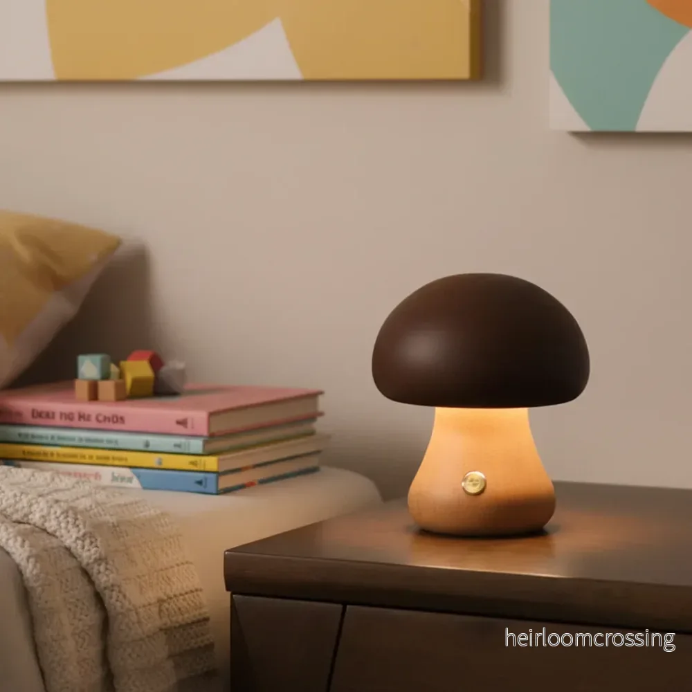 Trädlamp med svampmotiv – GlowMush
