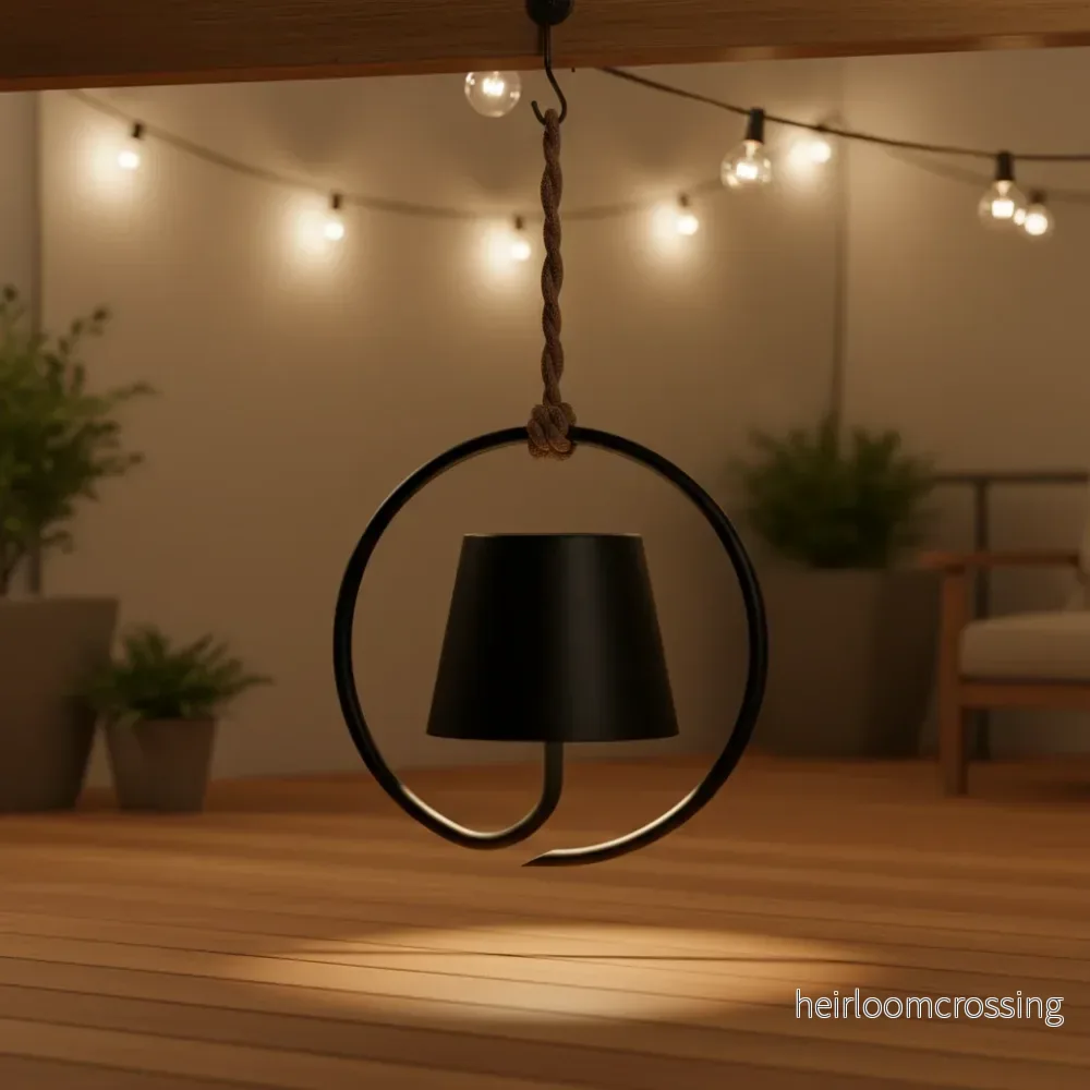 Uppladdningsbar LED hängande lampa - LumiHalo