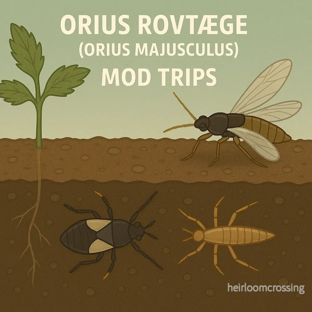 Orius rovfästing (Orius majusculus) | mot trips Orius rovfästing (Orius majusculus) | mot trips