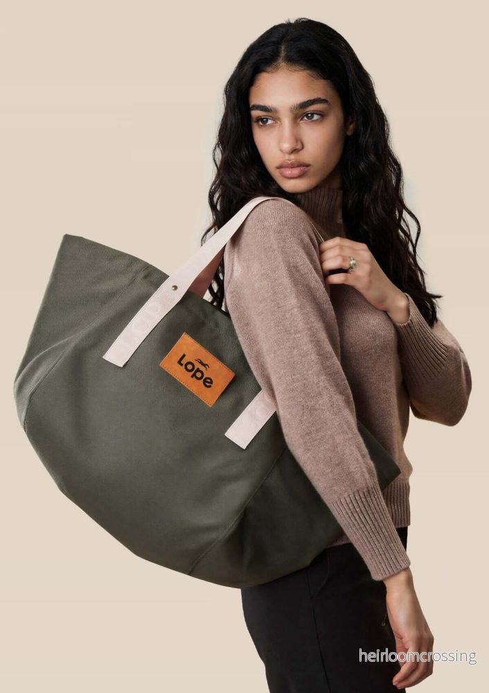 Lope Tote Bag Gröngrå stallväska
