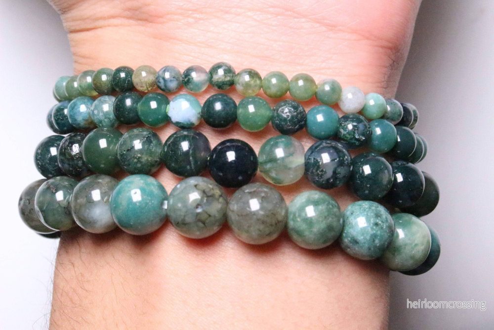 Moss Agate Armband - Bild 3