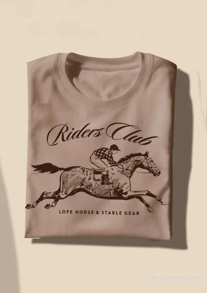 Riders Club derby T-shirt Griege junior - Bild 2