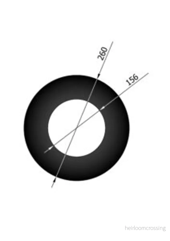 Täckring Kaminex Svart