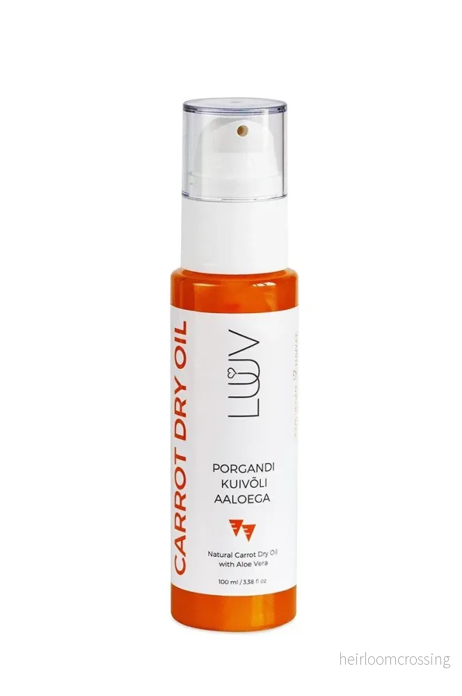 Torrolja med Morot och Aloe Vera - för naturlig lyster, 100ml - Bild 2