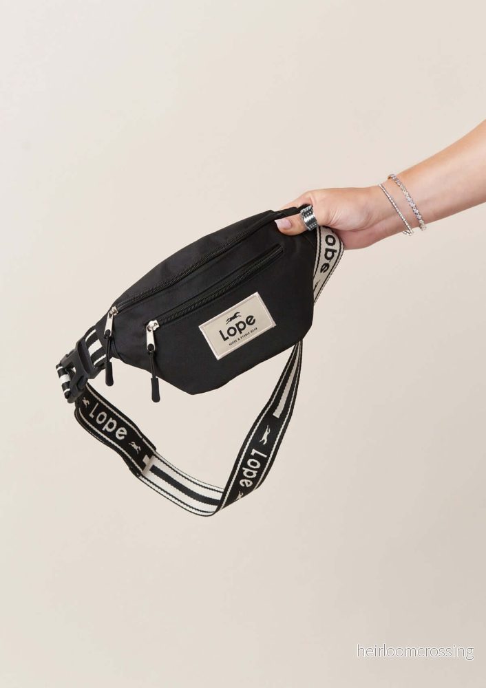 FANCY -svart HIP BAG ridväska för stallet - Bild 2