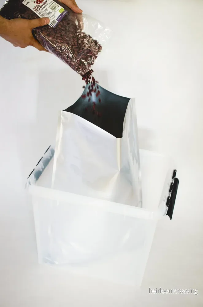 Mylarpåse 9 liter (30×49 cm) ståpåse med ziplock Mylarpåse 9 liter (30×49 cm) ståpåse med ziplock