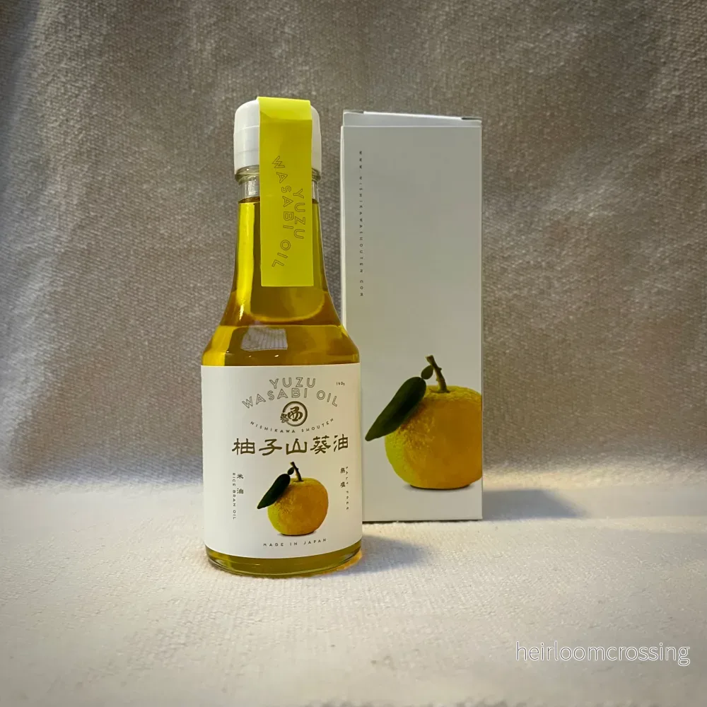 Yuzu- och wasabiolja ”Nishikawa Shoten” 140g