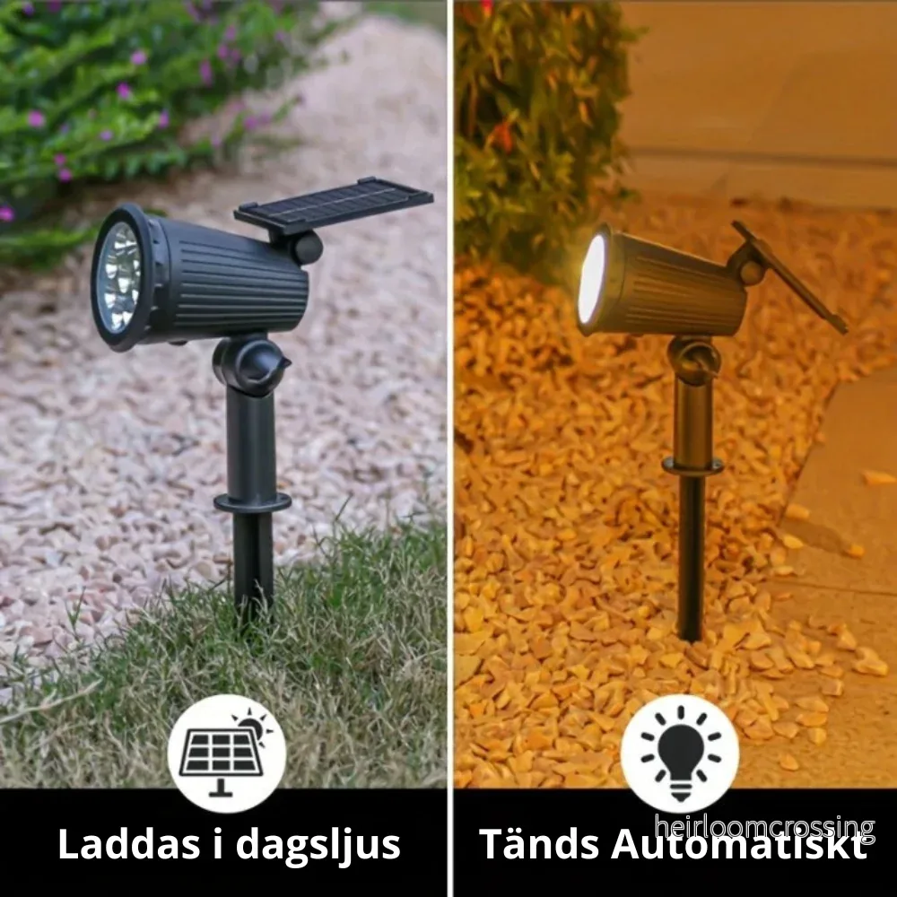 Solstråle - Solcelledrevet spotlight - Bild 3