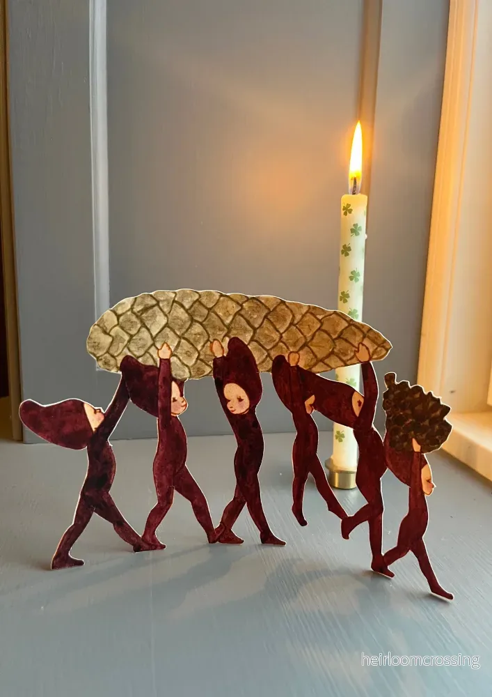 Svamphus (Brun) | Papercraft Svamphus (Brun) | Papercraft