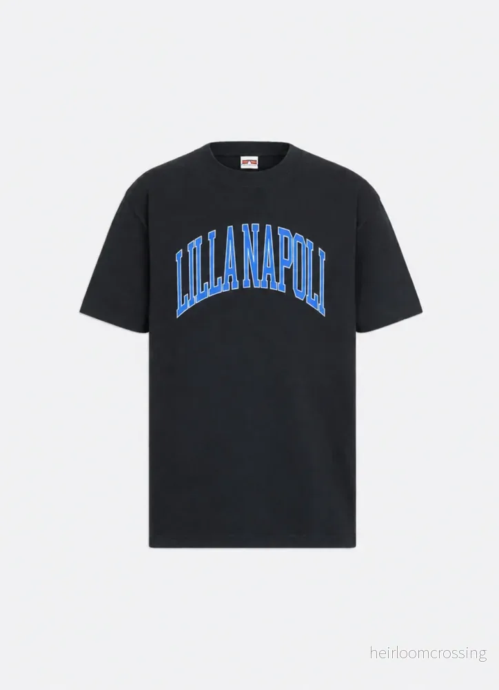 T-shirt Lilla Napoli svart/blå T-shirt Lilla Napoli svart/blå