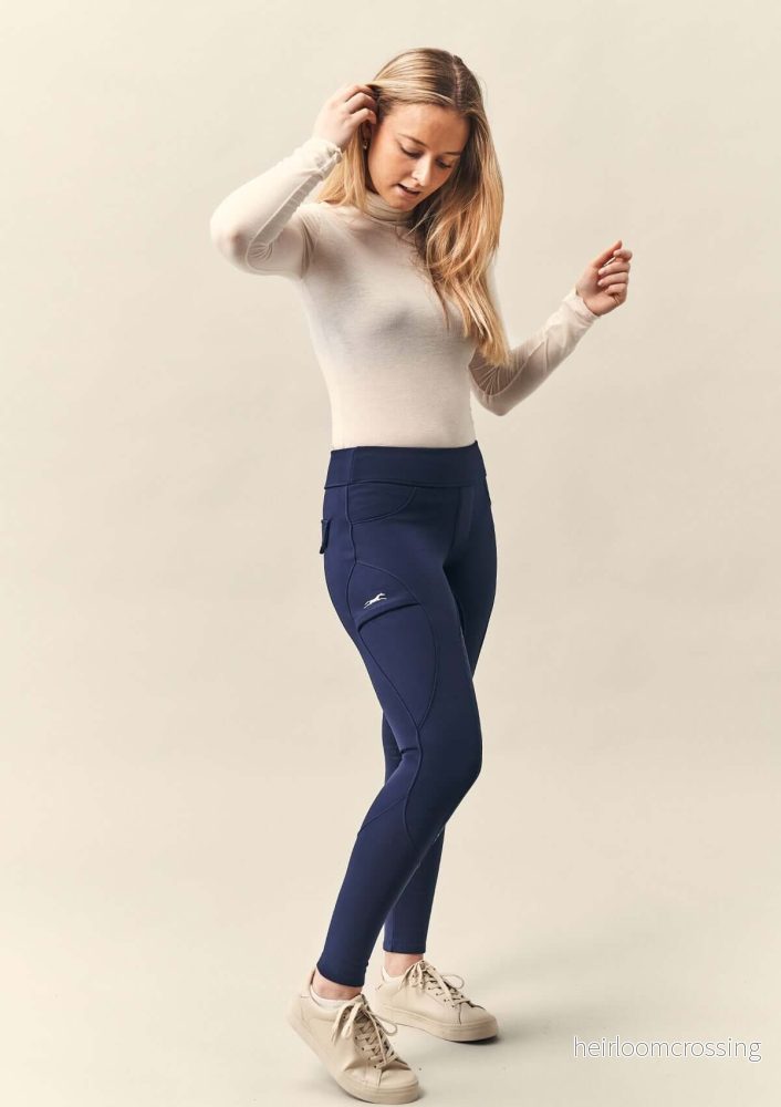 The Flow vinterridbyxor, Navy med fleecefoder The Flow vinterridbyxor, Navy med fleecefoder