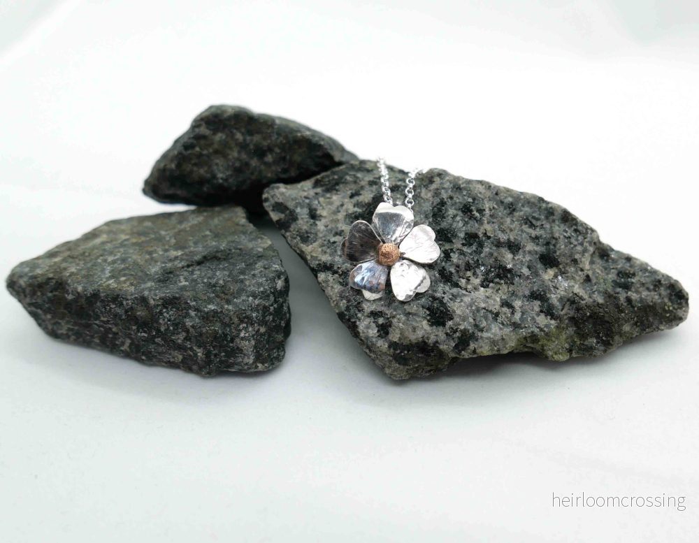 Silverhalsband blomma – sommarblomma nr 4