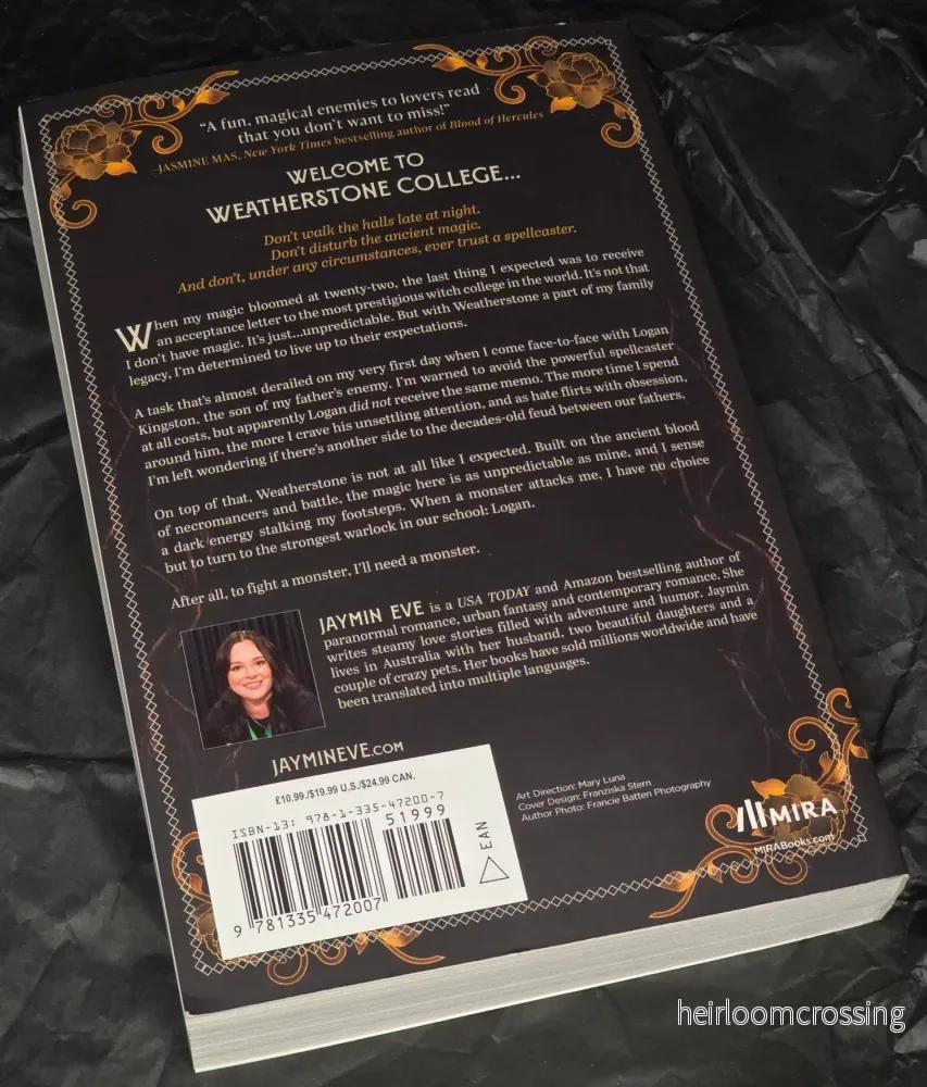 Spellcaster (Weatherstone College #1), by Jaymin Eve (softback, english edition) - Bild 2