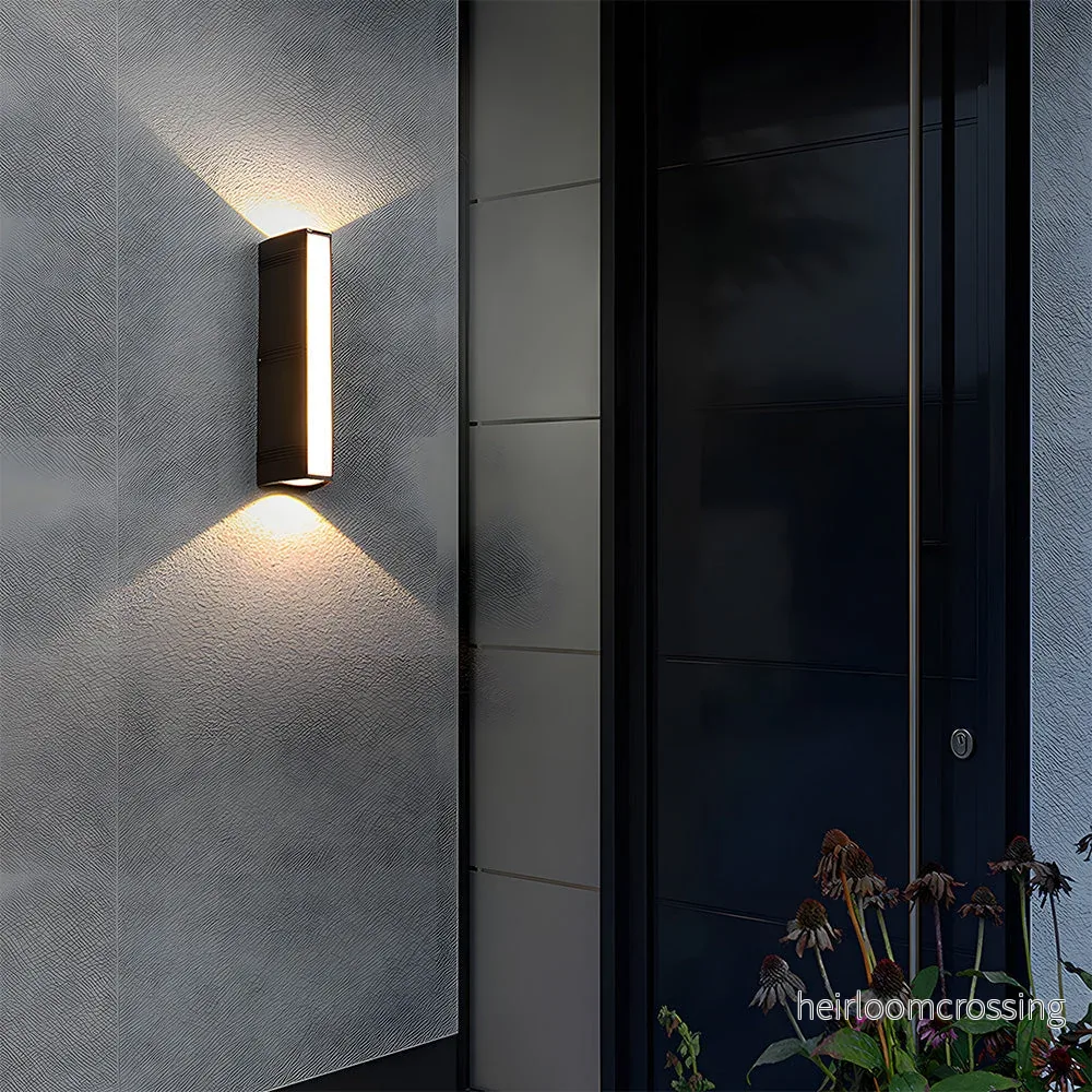 Utomhusvägglampa LED – modern väderbeständig trädgårdsbelysning i svart Utomhusvägglampa LED – modern väderbeständig trädgårdsbelysning i svart