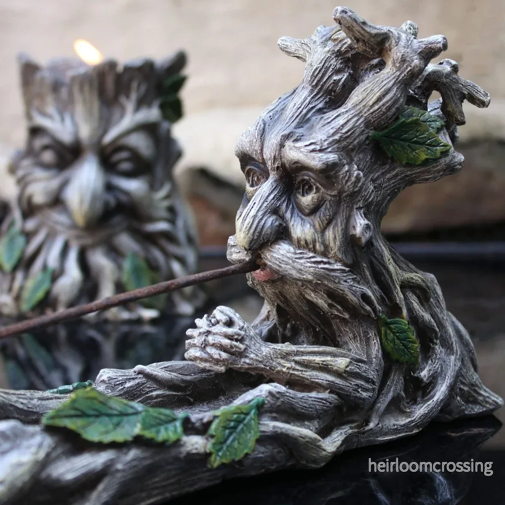 Green man Rökelsehållare - Bild 2