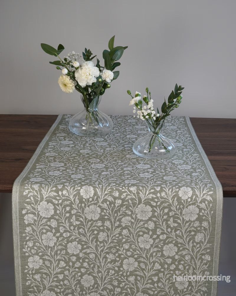 Blååker löpare Dimgrön – Hanna Wendelbo – 50*150 cm Blååker löpare Dimgrön – Hanna Wendelbo – 50*150 cm