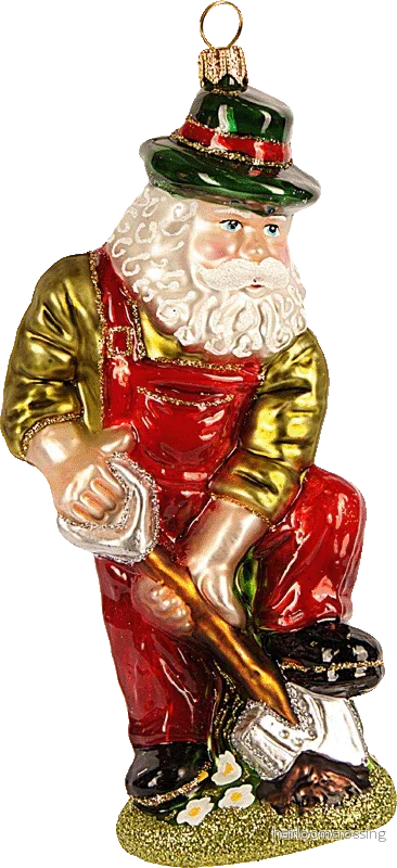 Jultomten i trädgården (julboll) - Bild 2