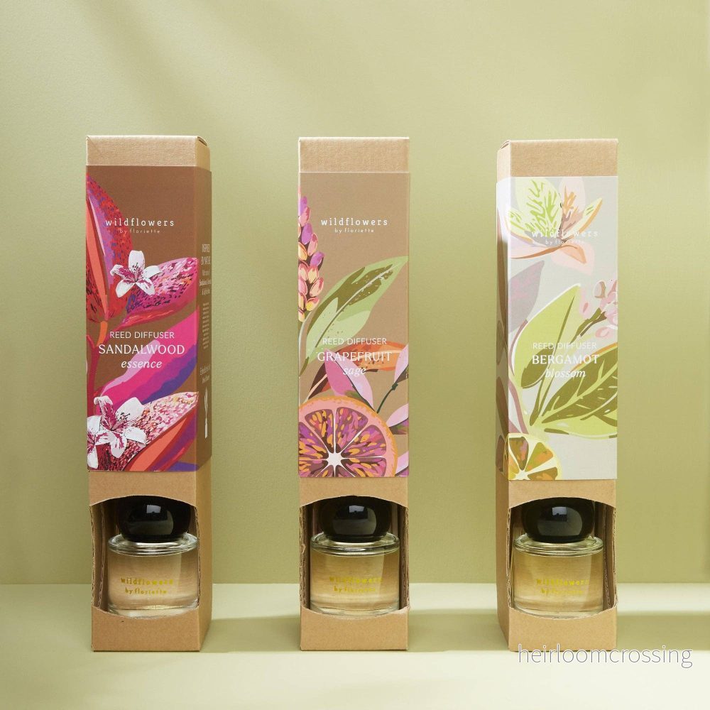 Doftspridare med torkade blommor 50 ml – Grapefrukt Salvia - Bild 3