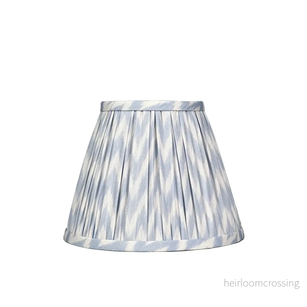 Lampshade Ikat Azure Medium