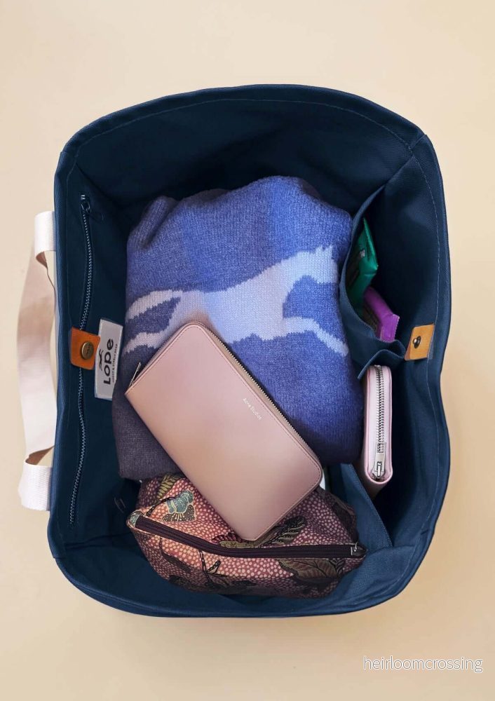 Lope Tote Bag Midnattsblå stallväska - Bild 2