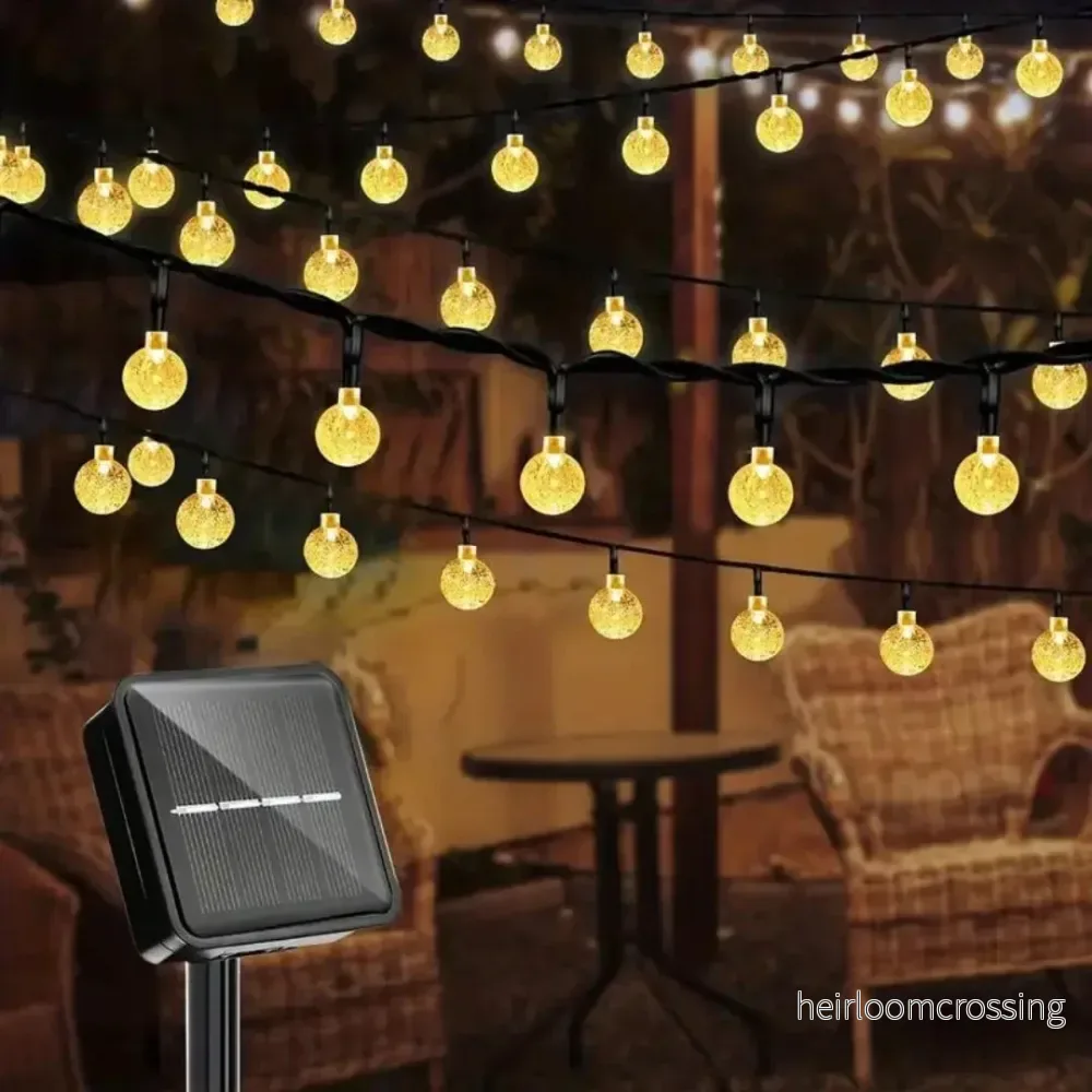 Hållbar LED-ljusslinga - SolarGlow
