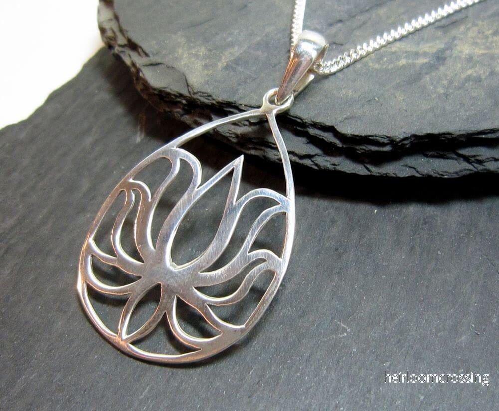 Silverhalsband Lotus Silverhalsband Lotus