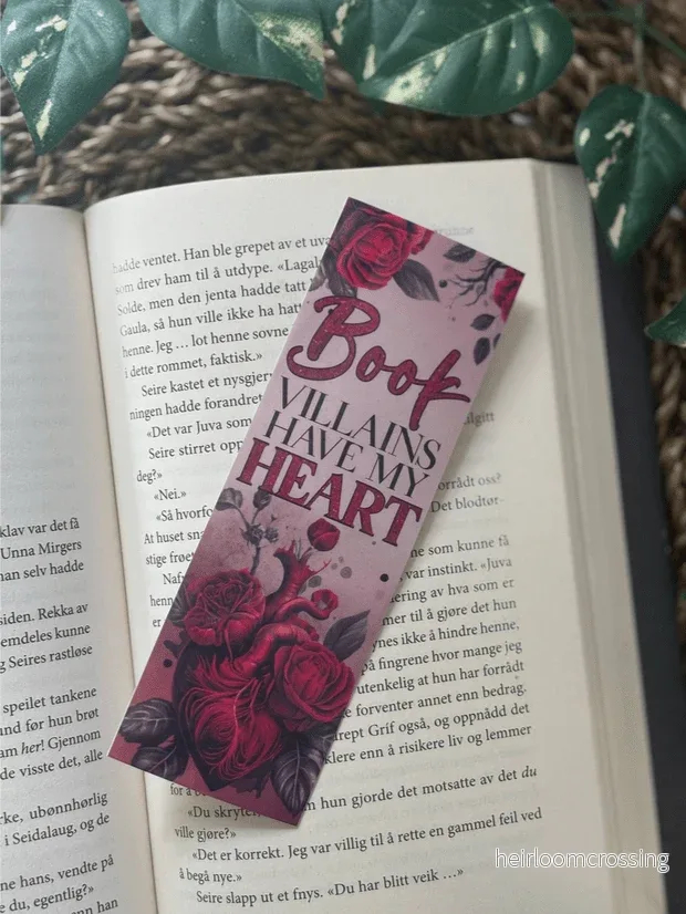 Bookmark – Book Villains Have My Heart
