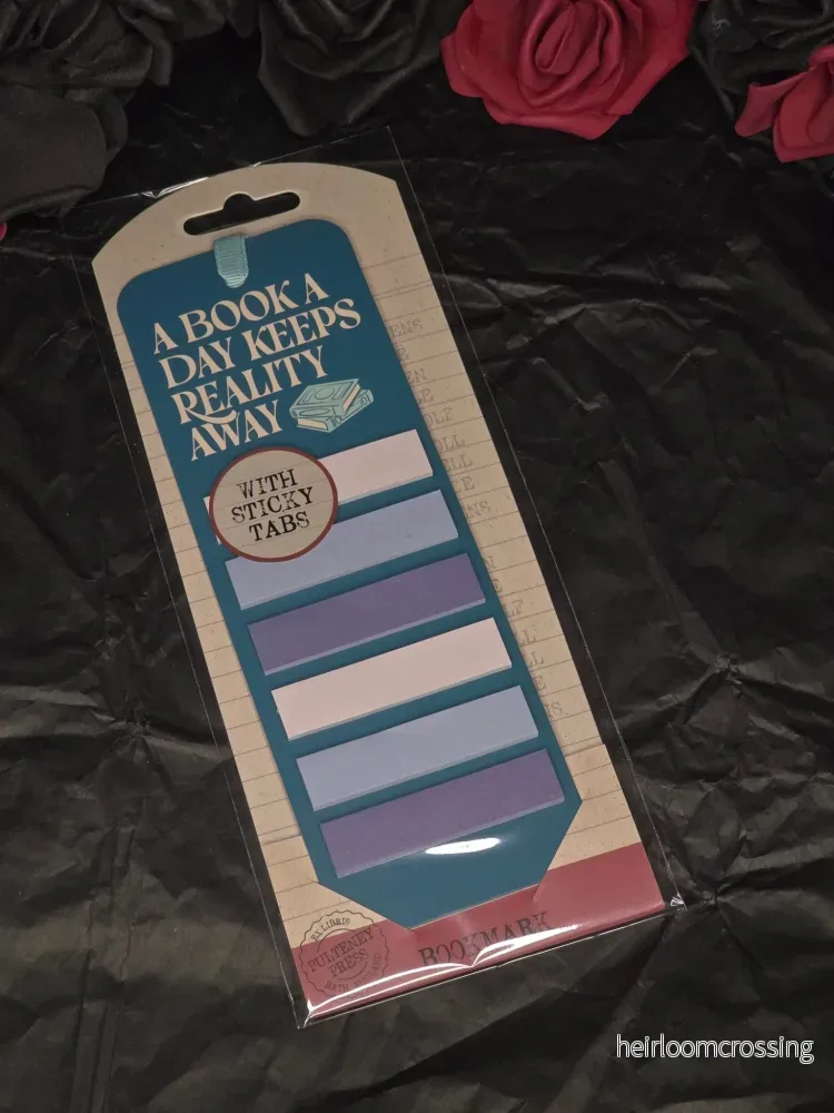 A Book a Day Keeps Reality Away – Bookmark with Sticky Tabs