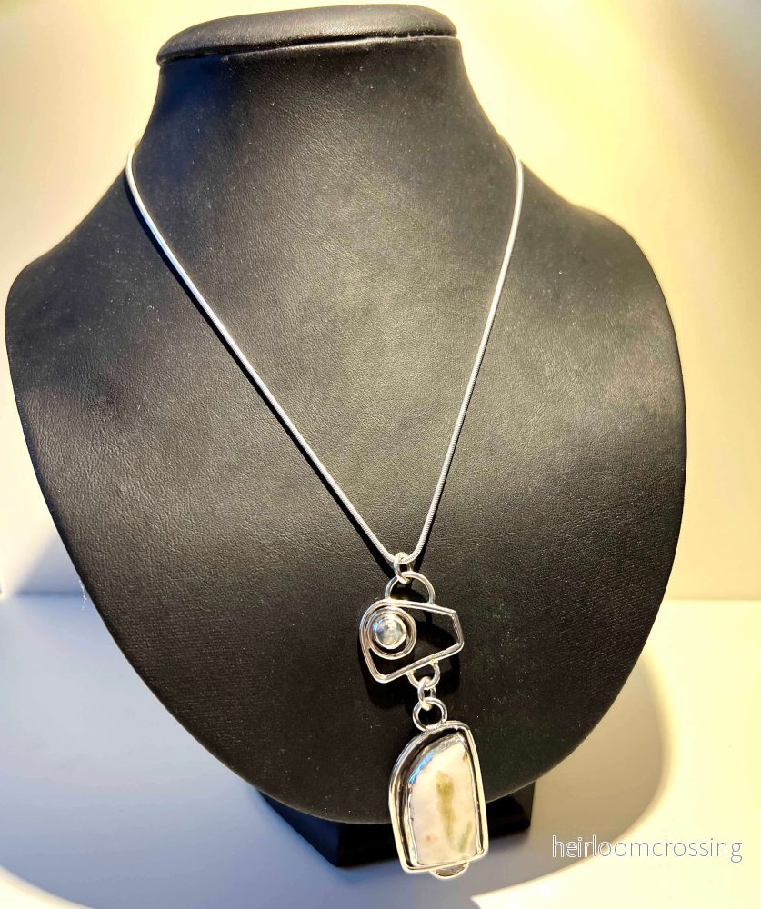 Silverhalsband med ädelstenar Bellini - Bild 3