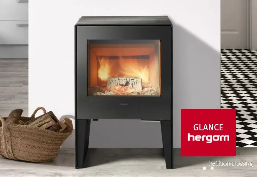 Gjutjärnskamin Hergom Glance med sidoglas - Bild 2