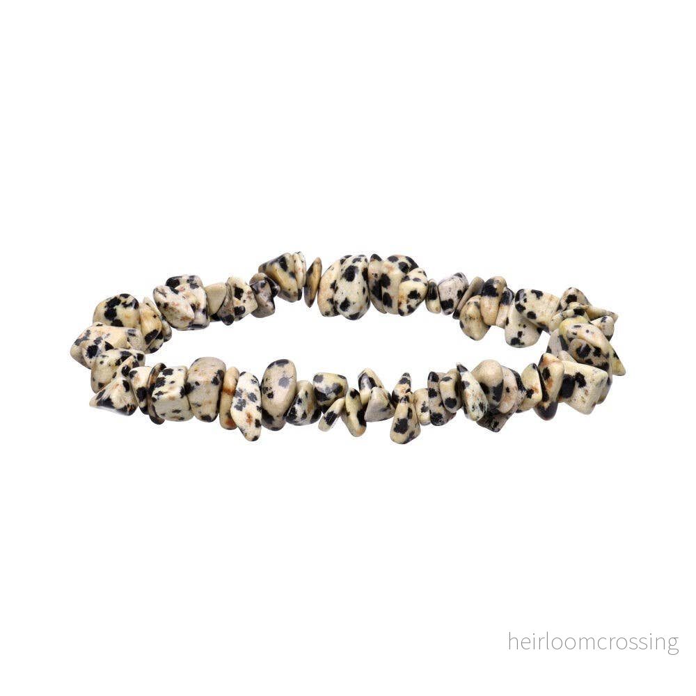 Dalmatin Jaspis Chips Armband