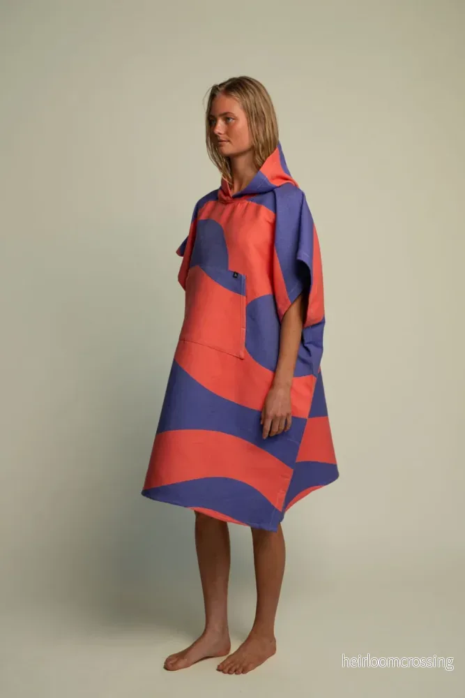 Badponcho Aether - Lila - Bild 3