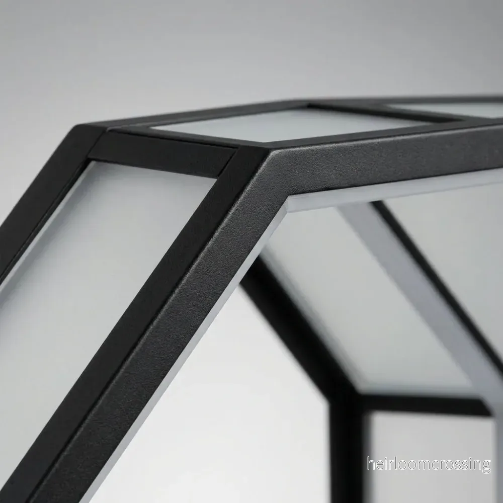 Modern hexagonformad vägglampa – Hexalume - Bild 3
