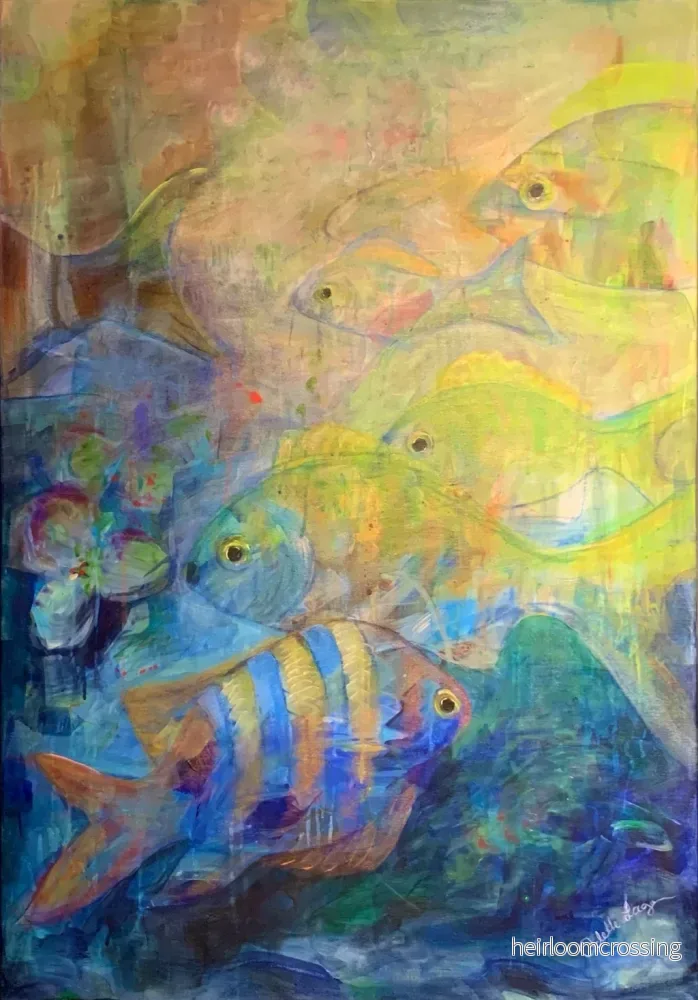 Fishlife – originalmålning Fishlife – originalmålning