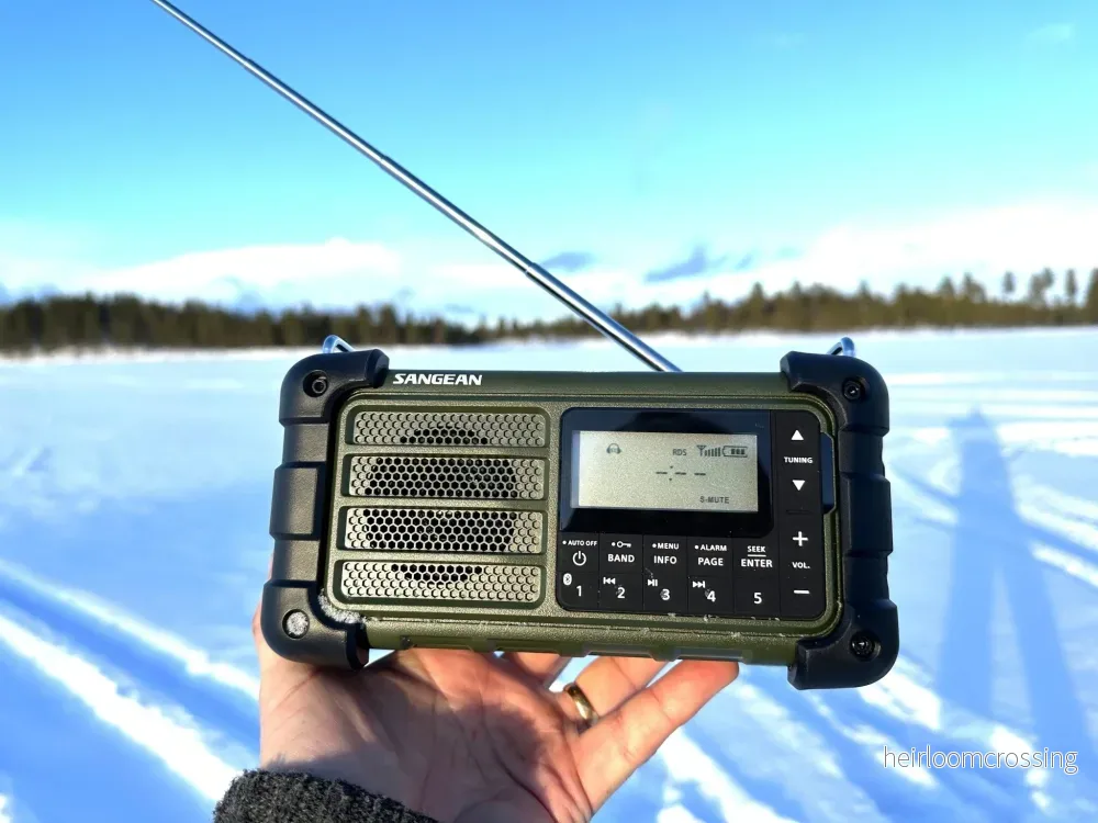 Sangean allväders radio MMR99 FM/AM Grön
